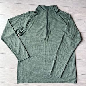 Lululemon Men’s Metal Vent 1/4 zip long sleeve shirt